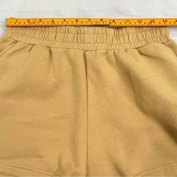 Araminta James Womens Shorts Sz Small Fleece 100% Cotton in Biscuit Nude Tan New - Picture 11 of 16